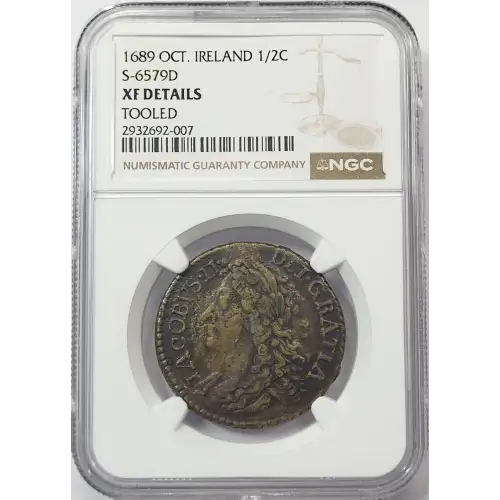 IRELAND Brass 1/2 CROWN