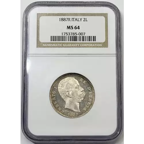 ITALY Silver 2 LIRE