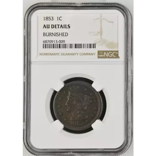 Large Cents - Braided Hair Cent (1839-1857) (2)