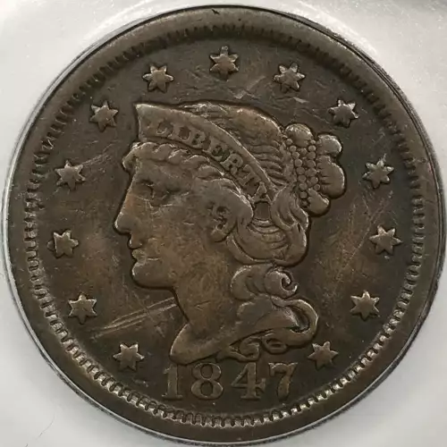 Large Cents - Braided Hair Cent (1839-1857) (2)