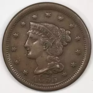 Large Cents - Braided Hair Cent (1839-1857) (2)