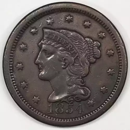 Large Cents - Braided Hair Cent (1839-1857) (2)