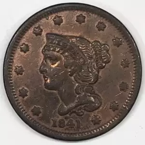 Large Cents - Braided Hair Cent (1839-1857) (3)