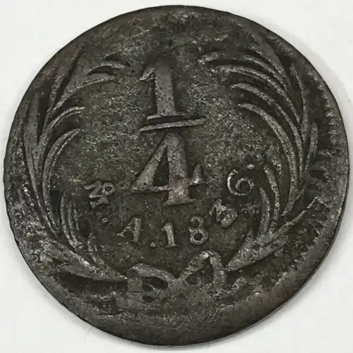 Mexico Copper 1/4 REAL (Un Quarto/Una Quartilla) (4)