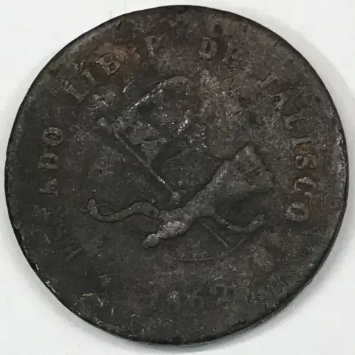 Mexico Copper 1/4 REAL (Un Quarto/Una Quartilla) (2)