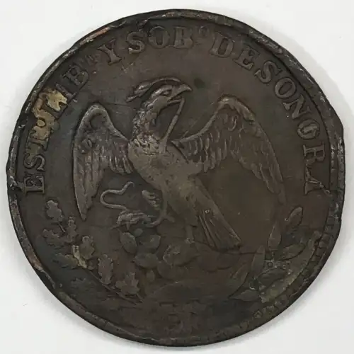 Mexico Copper 1/4 REAL (Un Quarto/Una Quartilla) (3)