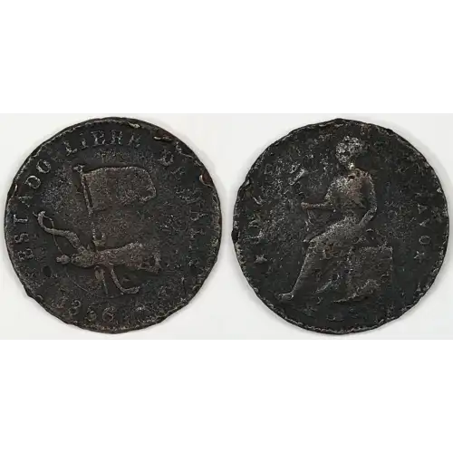 Mexico Copper 1/8 REAL (Octavo Real)