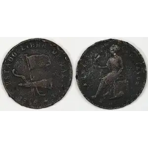 Mexico Copper 1/8 REAL (Octavo Real)