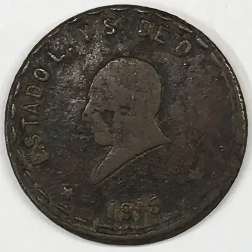MEXICO-REVOLUTIONARY Copper 10 CENTAVOS