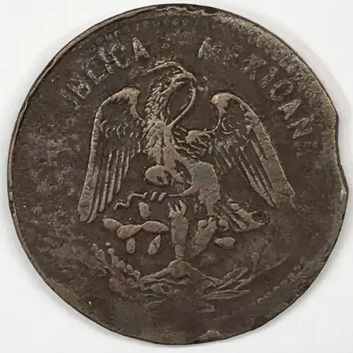 MEXICO-REVOLUTIONARY Copper 10 CENTAVOS (2)