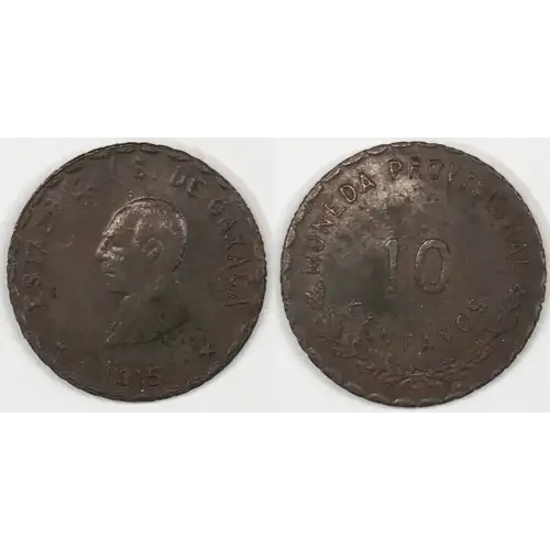 MEXICO-REVOLUTIONARY Copper 10 CENTAVOS
