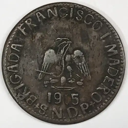 MEXICO-REVOLUTIONARY Copper 20 CENTAVOS