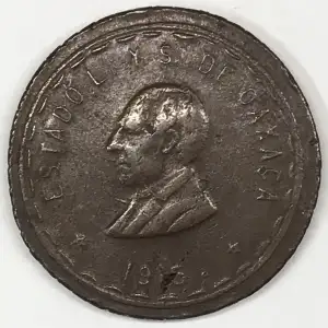 MEXICO-REVOLUTIONARY Copper 20 CENTAVOS