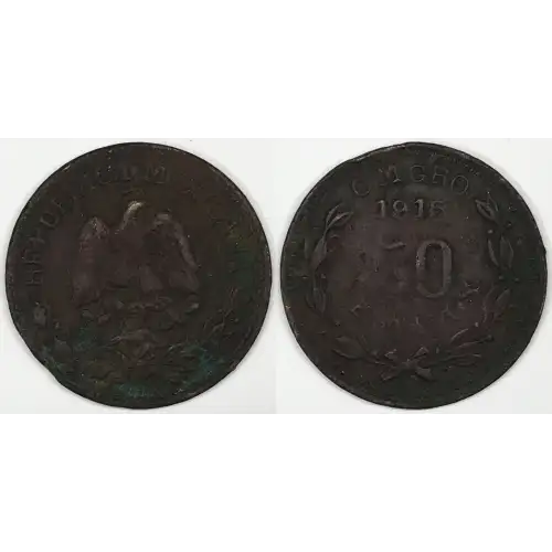 MEXICO-REVOLUTIONARY Copper 50 CENTAVOS