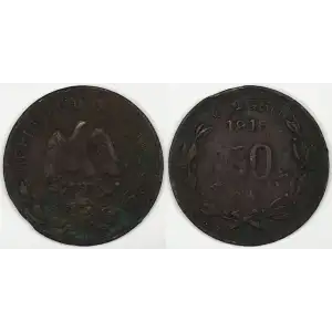 MEXICO-REVOLUTIONARY Copper 50 CENTAVOS