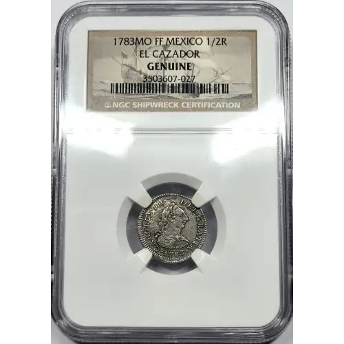 MEXICO Silver 1/2 REAL