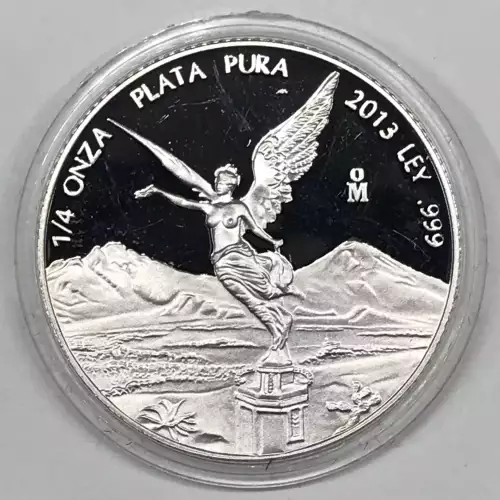 MEXICO Silver 1/4 ONZA (1/4 Troy Ounce of Silver)