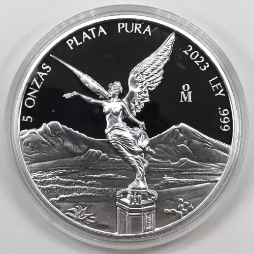 MEXICO Silver 5 ONZAS (5 Troy Ounces of Silver) 1996-present KM#615