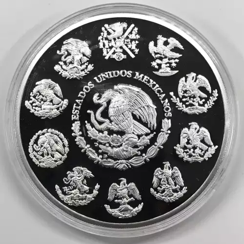 MEXICO Silver 5 ONZAS (5 Troy Ounces of Silver) 1996-present KM#615