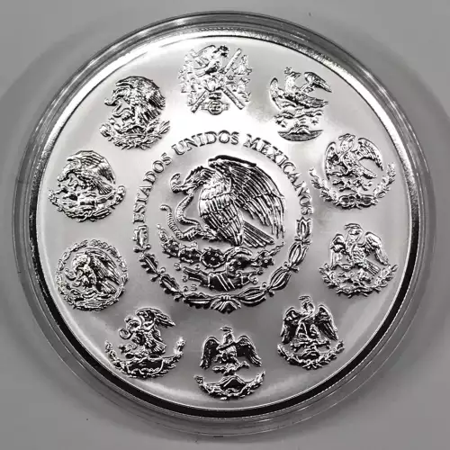 MEXICO Silver 5 ONZAS (5 Troy Ounces of Silver) 1996-present KM#615 (2)