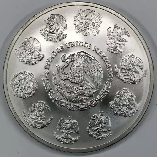 MEXICO Silver 5 ONZAS (5 Troy Ounces of Silver) - Libertad (2)