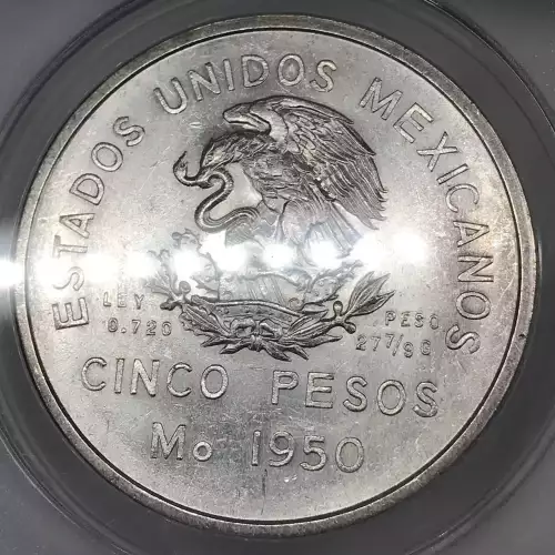 MEXICO Silver 5 PESOS