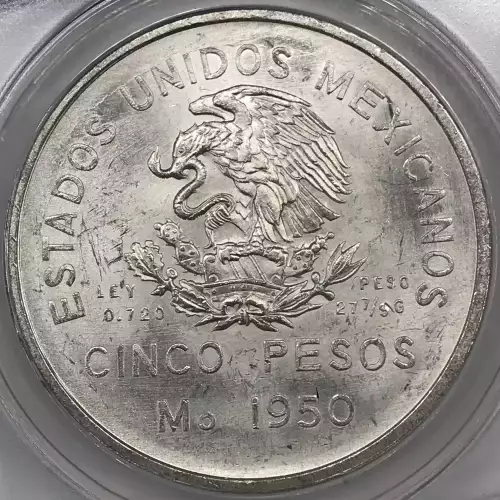 MEXICO Silver 5 PESOS