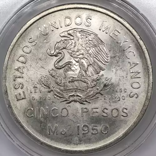 MEXICO Silver 5 PESOS (2)