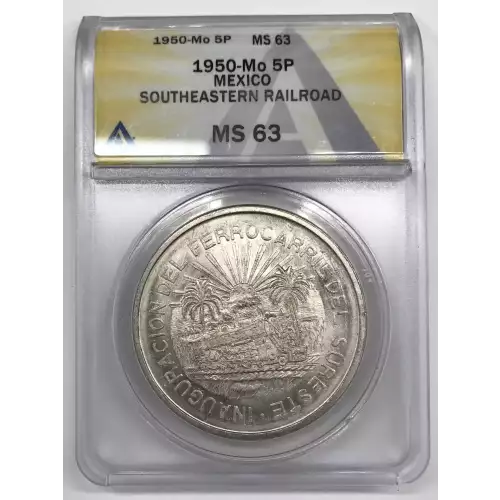 MEXICO Silver 5 PESOS