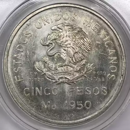 MEXICO Silver 5 PESOS (5)