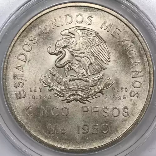 MEXICO Silver 5 PESOS