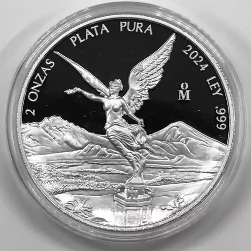 MEXICO Silver Libertad 2 ONZA (2 Troy Ounces of Silver) 1996-Present KM#614