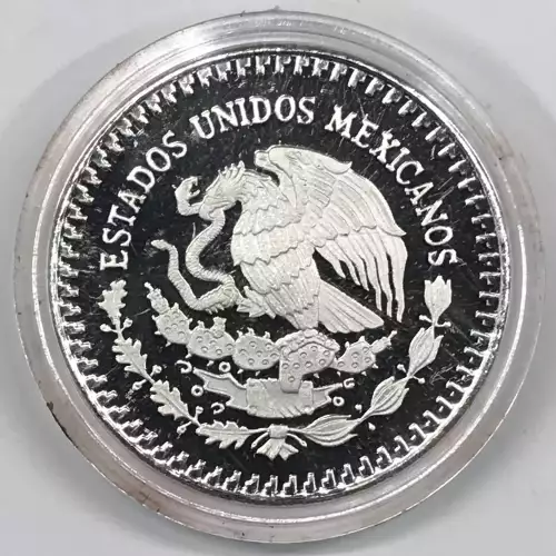 MEXICO Silver Libertad ONZA (Troy Ounce of Silver) 1982-1989 KM#494.1 (2)