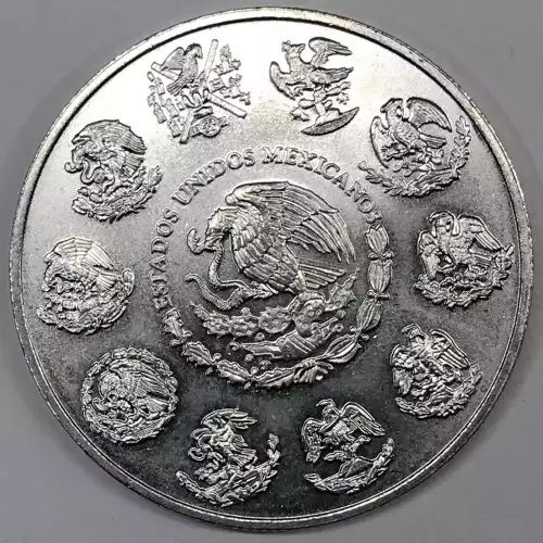 MEXICO Silver Libertad ONZA (Troy Ounce of Silver) 1982-present (generic, any KM#) (2)