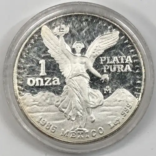 MEXICO Silver Libertad ONZA (Troy Ounce of Silver) 1982-present (generic, any KM#) (2)