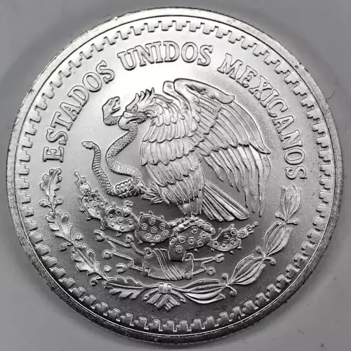MEXICO Silver Libertad OnZa (Troy Ounce of Silver) 1993-1995 KM#494.4
