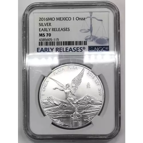 MEXICO Silver Libertad ONZA (Troy Ounce of Silver) 2000-Present KM#639