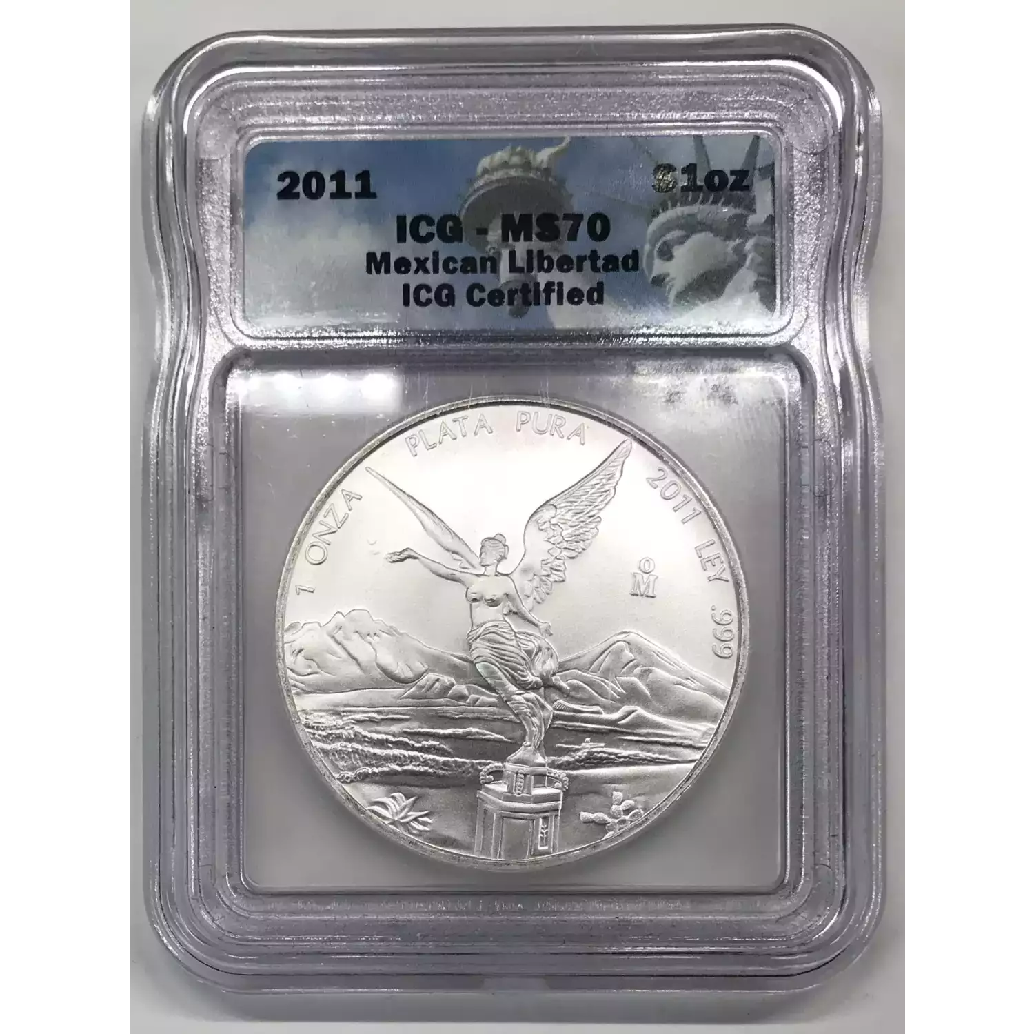 One onza plata pura shops mexico coin 2011