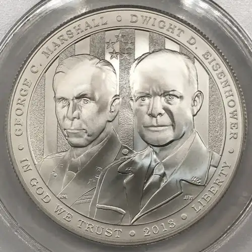 Modern Commemoratives ---5-Star Generals 2013 -Silver- 1 Dollar