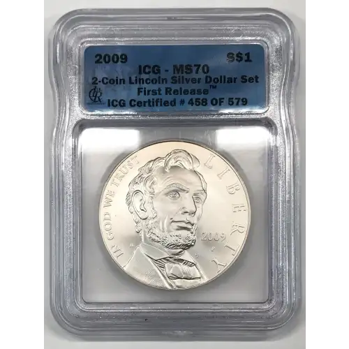 Modern Commemoratives --- Abraham Lincoln Bicentennial 2009 -Silver- 1 Dollar