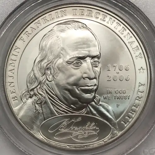 Modern Commemoratives --- Benjamin Franklin Tercentenary FOUNDING FATHER 2006 -Silver- 1 Dollar