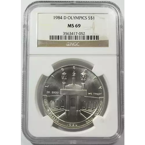 Modern Commemoratives --- Los Angeles Olympiad 1983-1984-Silver- 1 Dollar