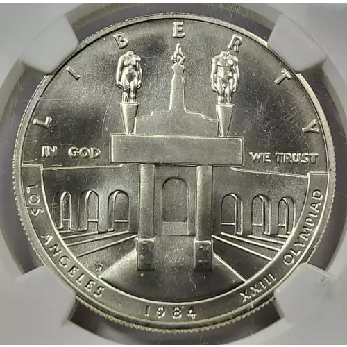 Modern Commemoratives --- Los Angeles Olympiad 1983-1984-Silver- 1 Dollar (2)