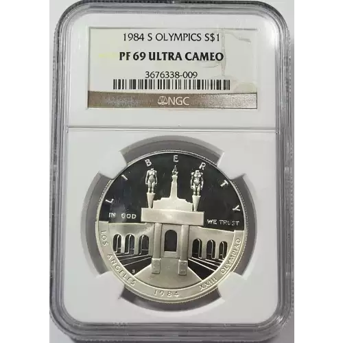 Modern Commemoratives --- Los Angeles Olympiad 1983-1984-Silver- 1 Dollar