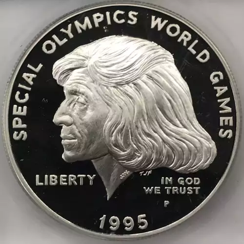 Modern Commemoratives --- Special Olympics World Games 1995 -Silver- 1 Dollar (2)