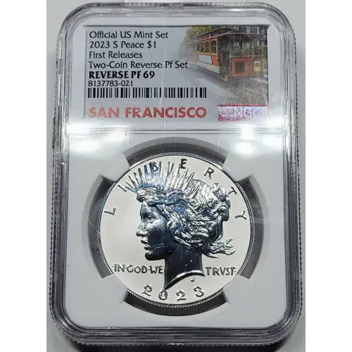 Modern Peace Dollar Two Coin Set (3)