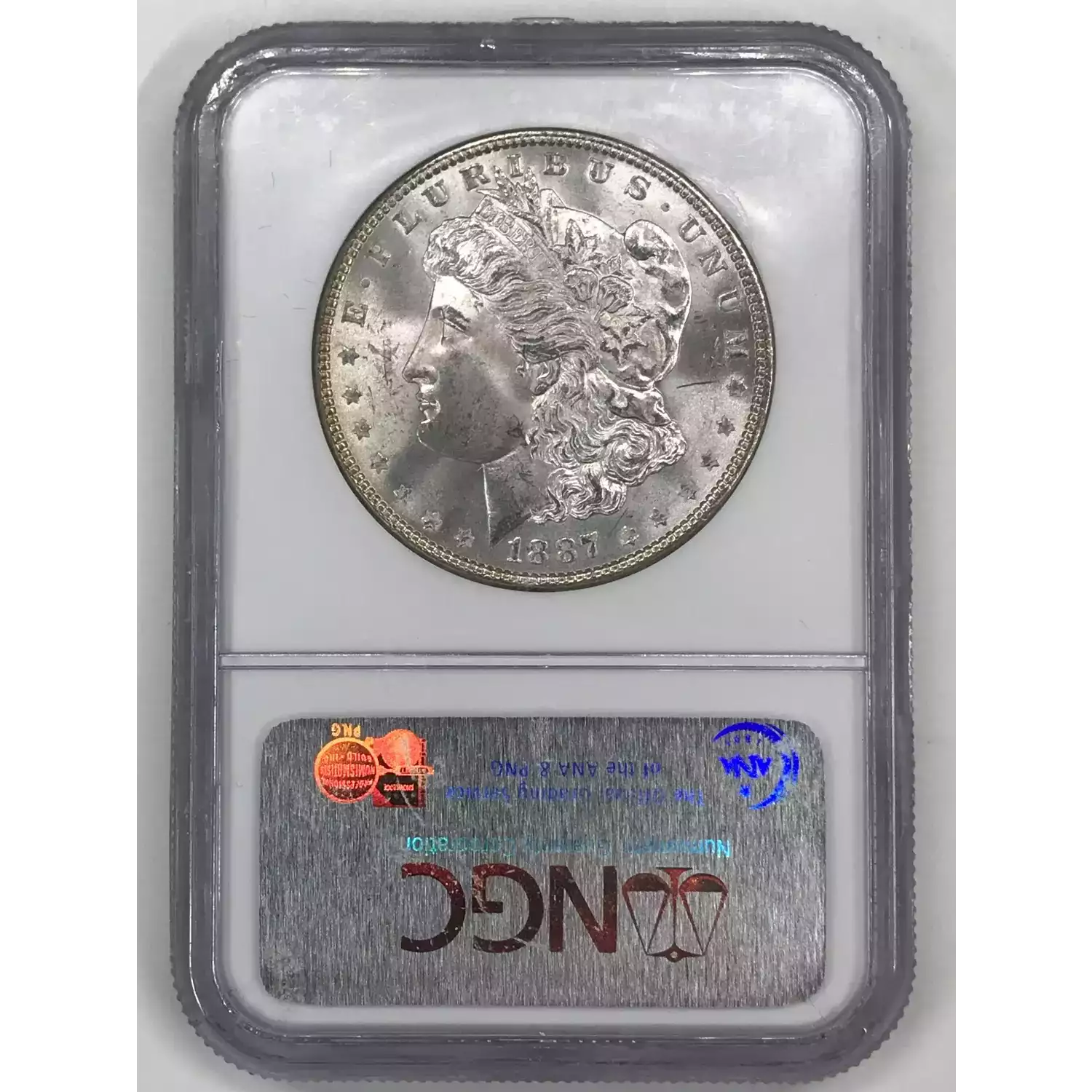 1887 Ngc Ms-65* Morgan Silver Dollar Cac - Old Pueblo Coin