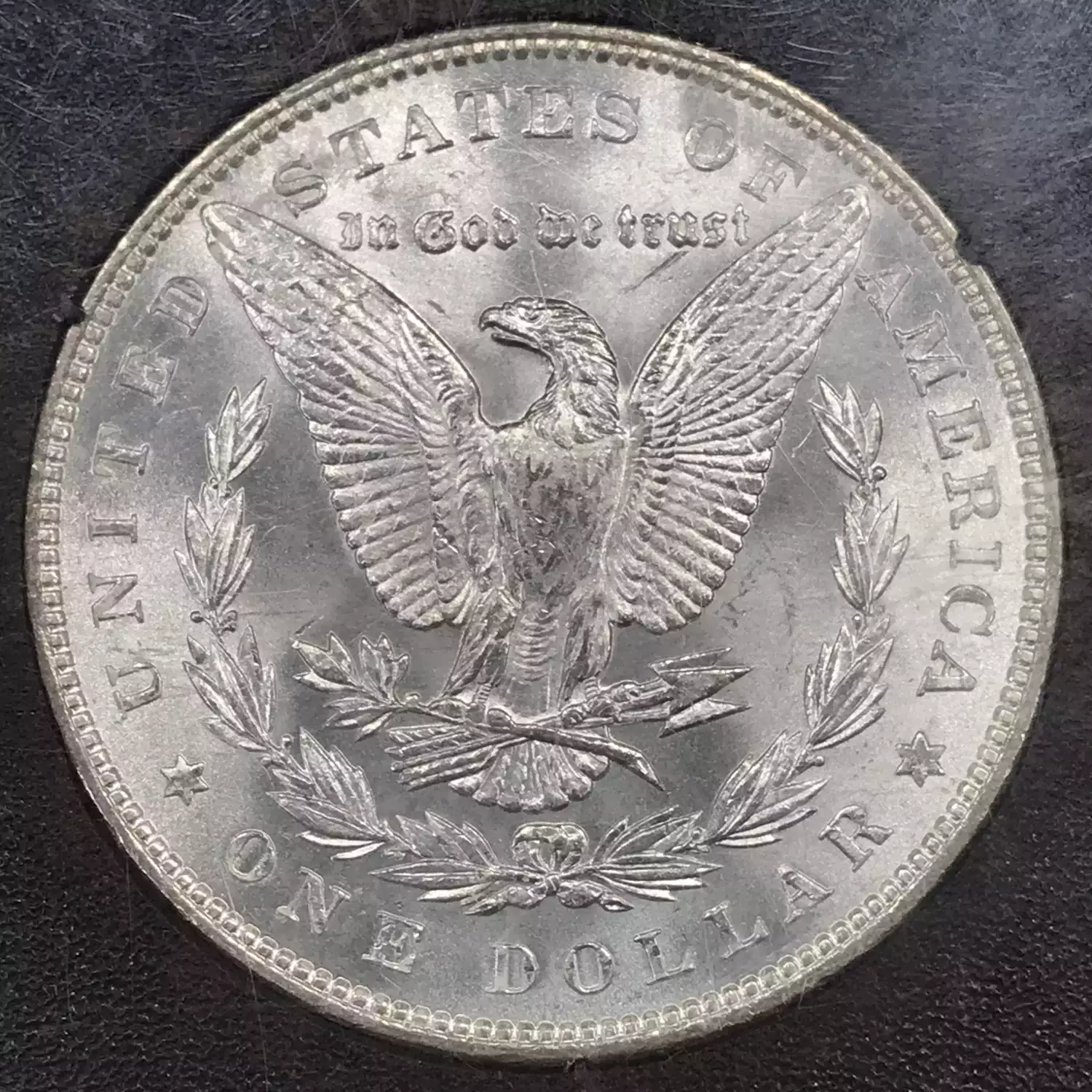 1887 Morgan Silver Dollar CACG MS 63 GSA Treasure - Old Pueblo Coin