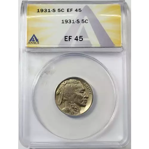 Nickel Five Cent Pieces-Indian Head or Buffalo 1913-1938