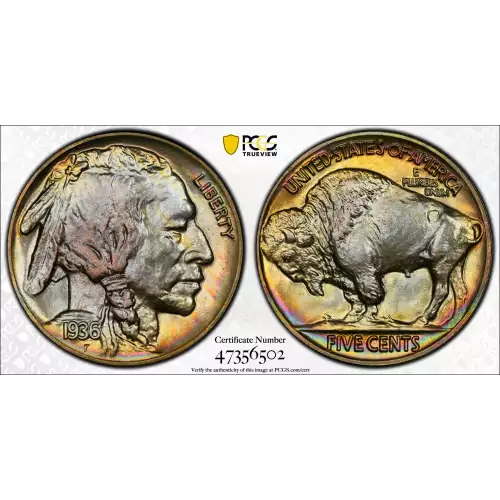 Nickel Five Cent Pieces-Indian Head or Buffalo